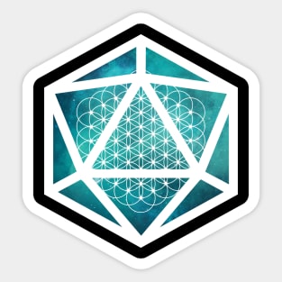 D20 Decal Badge - Magic Sticker